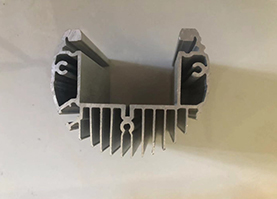 Aluminium section for radiator