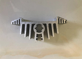 Aluminium section for radiator